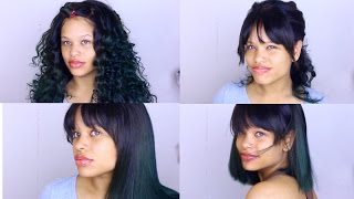 Cutting My Wig Into A Bob + Bangs Ft Unice (Aliexpress) Virgin Hair