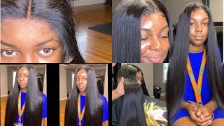 Flawless Closure Install 36" Hair | Bone Straight | Free Vendor Included