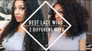 How To Style Curly Full Lace Wig| Best Lace Wigs