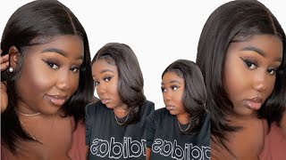 Layered Bob T-Part Wig Install | Ishe Hair #Aliexpress #Lacewigs #Tpartwig