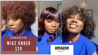 Testing Cheap Amazon Wigs | Under $20 | *You Might Want Some Of These For Real* |#Amazon #Cheapwigs