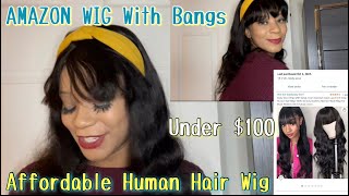 Amazon Wigs | Amazon Wigs With Bangs | Wigs With Bangs | Bang Wig