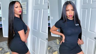 The Best 30 Inch Straight Upart Wig  With Leave Out | Easy Wig Install | Westkiss Hair Review
