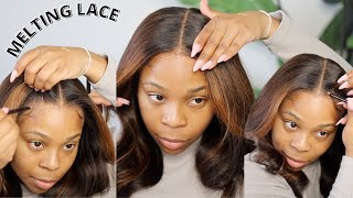 The Ultimate Melt: Natural Edges , Swim Proof Lace Wig Install  | Divaswigs