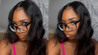 Easy Start To Finish Glueless 4X4 Closure Wig Install! | Affordable Amazon Wigs | Ali Grace Hair