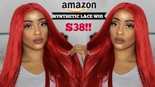 Cheap Amazon Lace Wig|Udreamy Synthetic Wigs|Wig Review