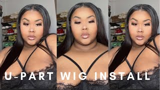 Quick & Easy U-Part Wig Install | Ft. Nadula Hair | You Cant Braid? Me Either
