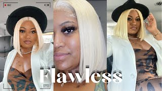 How To | From Long To Blonde Bob Wig | 13X4 Lace Frontal Install Ft. Yolissa Hair