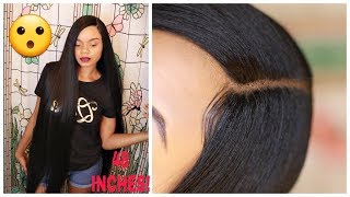 I Tried A 48" Synthetic Lace Front Wig....