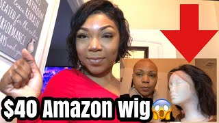Testing Cheap Amazon Wigs| $40 Amazon Wig|Affordable Hair|Dachic Wig Review|Lace Wigs|Beginner