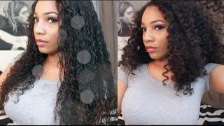 2 Different Ways To Style My Curly Full Lace Wig| Best Lace Wigs