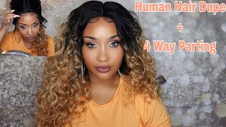 Sensationnel Curly Body 22 Inch Wig Review + Baby Hairs| Ebonyline.Com