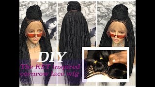 Ket Inspired Cornrow Full Lace Wig | Diy |How To Cornrow Wig