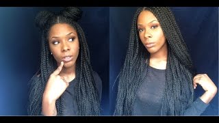 Affordable Synthetic Box Braid Wig: Zury Sis Synthetic Afro Lace Braid Box Small *Zury Sis*