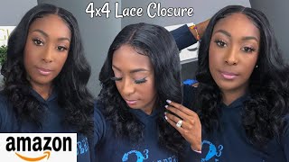 Affordable Closure Wigs Amazon Ft Osier Hair- 4X4 Closure