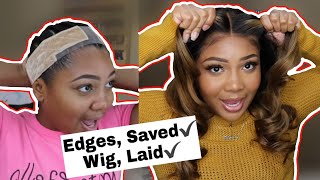 Stocking Cap Who?! This Wig Grip Is Lit! Natural Haircare Routine | Wowafrican Black Friday Sale!