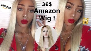 Cheap 36$ Amazon K'Ryssma Blonde Wig | K'Ryssma Wigs Hair Review | Nica Nat