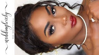Waiting For Bae To Propose Like ... | Wedding " Old Hollywood Glam + Updo " Tutorial | Myf