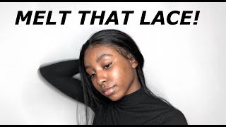 How To Melt/ Reinstall 360 Lace Front Wig!! || Ft Eullair Hair