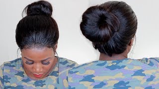 How To High Bun | Top Knot On A Wig | Beauty Forever Hair