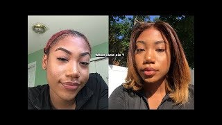 Perfect Ombre Bob Lace Wig Install  For Beginners!No Glue Gel Royalme Hair