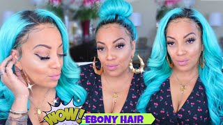 First Time Water Color Hair On Lace Front Wig ┃Epic Fail ┃Feat Wow Ebony Hair