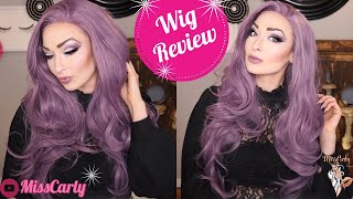 ✨Lace Front Wig Review! ✨ Lucyhairwig | Pastel Purple | Amazon | Wow! $37!!!