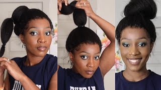 Natural Hair??? Most Realistic Kinky Straight Wig Hairline Ever! Atinahair