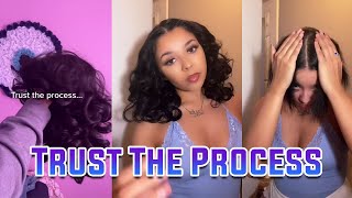 Diy U Part Bob Wigs Made By Machines & Install  Trust The Process ✨✨| Ft. Alimice Hair