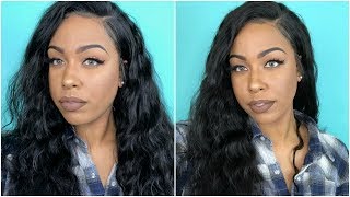 Lwigs 360 Deep Curly Lace Wig | How To Apply + Review | Christmas Sale! | Theheartsandcake90