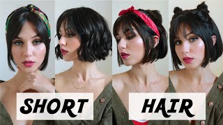 4 Hairstyles To Try On Short Hair