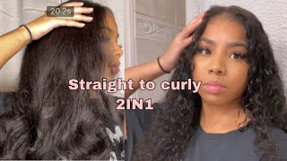 New Crystal Lace!!!| Pre Bleached+Pre Plucked| 2In1 Style Wet And Wavy Transfer Ft. Geniuswigs