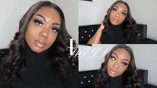 Invisible Lace, Preplucked Highlighted 360 Lace Wig | Ft. Lwigs