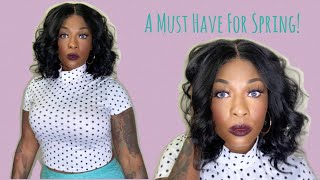Janet Collection Natural Me Blowout Synthetic Hair Hd Lace Wig - Audrina Ft Wigtypes