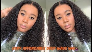 Affordable Deep Wave 360 Lace Frontal Wig I Pre-Plucked & Bleached I Rpghair