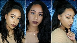 Very Natural & Affordable Kinky Straight 360 Lace Wig L Virgin Brazilian | Omgqueen.Com