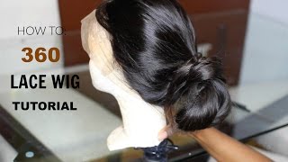 How To : Step By Step 360 Lace Frontal Wig Tutorial | Bestlacewigs