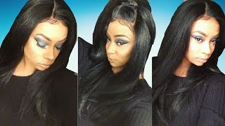Bish Whet??....A Synthetic Lace Frontal Wig? | New Born Free- Mlf50 | Samsbeauty.Com