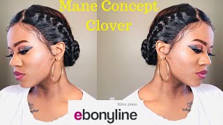 No Styling Updo!! Featuring. | Ebonyline Mane Concept Clover Wig