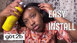 No Glue Lazy 10 Minute Lace Wig Install| Easy Beginner Friendly| Withamina