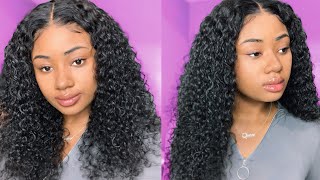 Watch Me Slay This Gorgeous Deep Curly Wig! | Mslynn Hair 360 Lace Wig Install