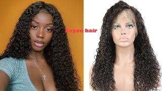 Affordable 360 Water Wave Wig Ft Eayon Hair
