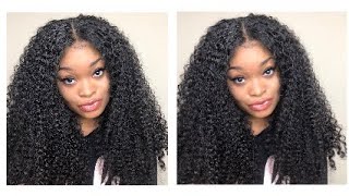 Affordable Curly Wig Install | Ft. Uglam 360 Lace Front Roman Curl Wig