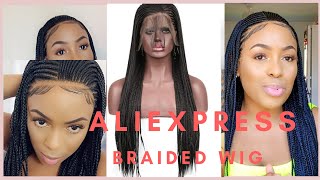 Realistic Synthetic Braided Wig  Aliexpress Beauty On A Budget| Rongduoyi