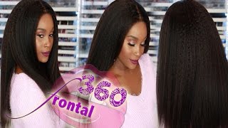 New!! New!!How To Install Affordable 360 Frontal Lace Wig Perfectly!! | Omgqueen.Com