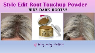 Can You Hide Dark Roots On Blonde Wigs?  Yes You Can!!!  Check Out Style Edit Blonde Perfection