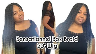 50 Inch Braids   | Sensationnel Box Braids 50" Wig Review