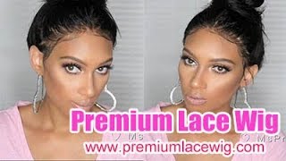 Premiumlacewig.Com How To  Easy High Bun Pre Plucked 360 Lace Frontal Wig From Start