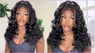 Easy & Cute Half Up Half Down Hairstyles On 360 Lace Wig Ft. Mslynn Hair