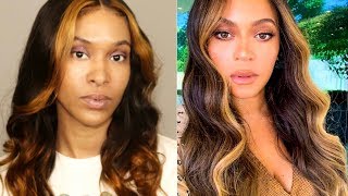 Beyonce Inspired Honey Blonde Ombre Wig Install | No Customization Needed‼️ Omgherhair